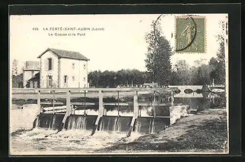 AK La Ferté-Saint-Aubin, Le Cosson et le Pont