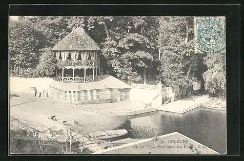 AK Olivet, Vue prise du Pont