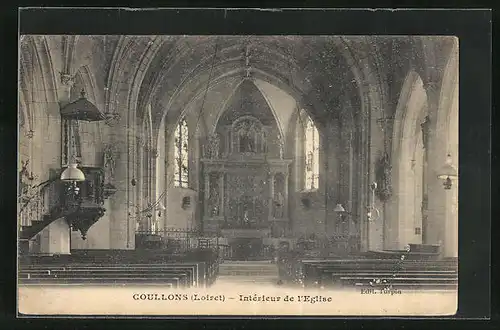 AK Coullons, Intérieur de l`Eglise