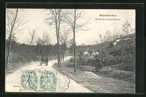 AK Malesherbes, Route de Fontainebleau
