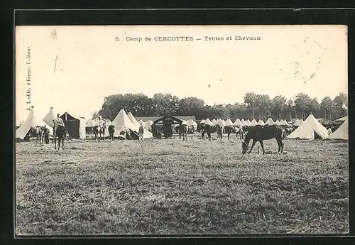 AK Cercottes, Tentes et Chevaux