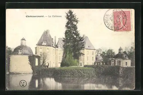 AK Chateau-Renard, Le Chateau, Parc et Lac