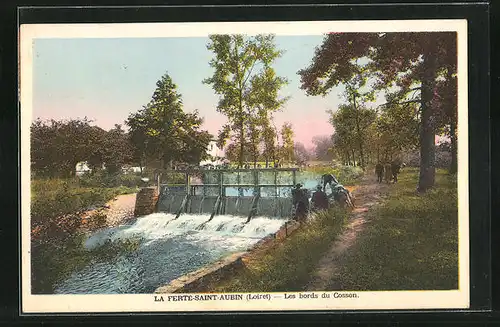 AK La Ferté-Saint-Aubin, Les Bords du Cosson