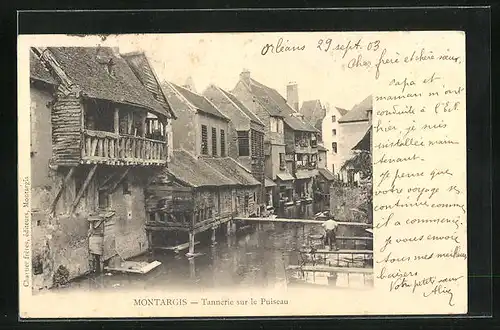 AK Montargis, Tannerie sur le Puiseau