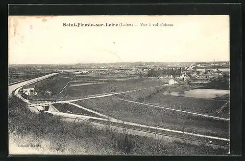 AK Saint-Firmin-sur-Loire, Vue à vol d`oiseau