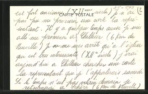 AK La Chapelle Saint-Mesmin, Intérieur de l`Église