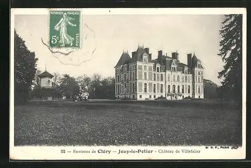 AK Jouy-le-Potier, Château de Villefalier