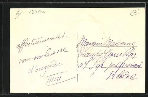 AK Ouzouer-sur-Trezee, Pont et Grande Rue