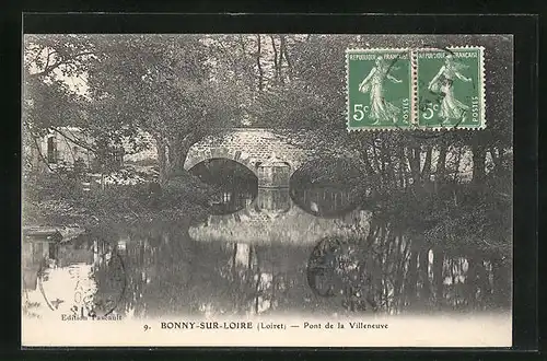 AK Bonny-Sur-Loire, Pont de la Villeneuve