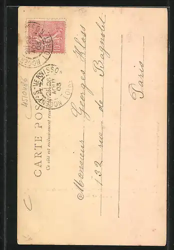 AK Ferrieres-en-Gatinais, Vue interieure de la Chapelle