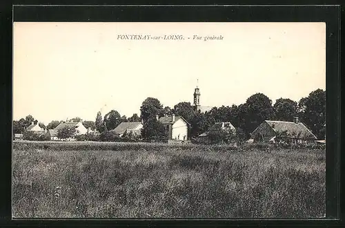 AK Fontenay-sur-Loing, Panorama