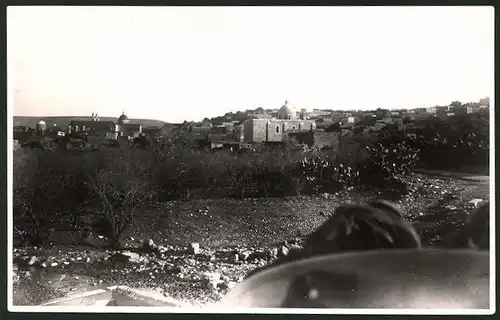 Fotografie Ansicht Kana /Palästina, Blick nach der Ortschaft