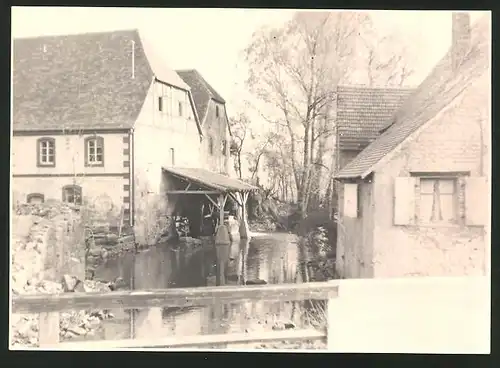 Fotografie Ansicht Rothbach /Bas-Rhin, Blick nach der Wassermühle