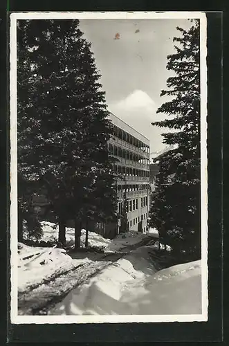 AK Arosa, Florentinum im Winter