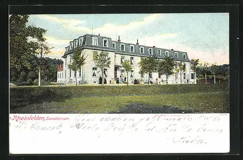 AK Rheinfelden, Gesamtansicht Sanatorium
