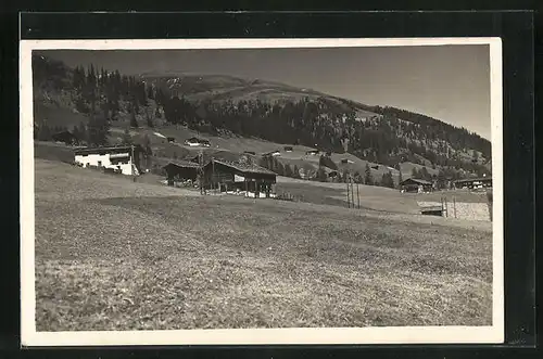 AK Frauenkirch, Blick auf Hütten am Hang