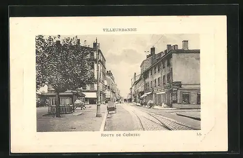 Präge-AK Villeurbanne, Route de Crémieu