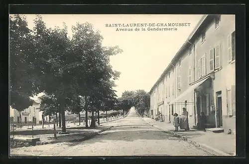 AK Saint-Laurent-de-Chamousset, Avenue de la Gendarmerie