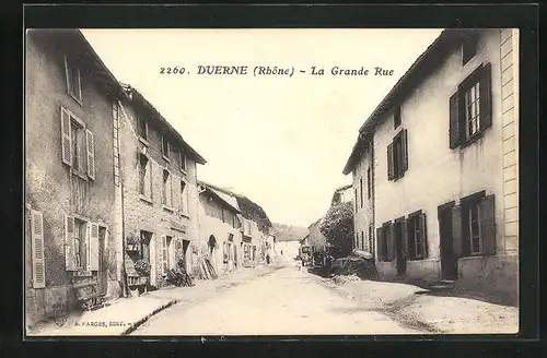 AK Duerne, La Grande Rue