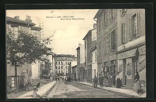 AK Oullins, Rue de la Répuplique