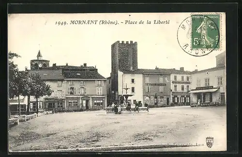 AK Mornant, Place de la Liberte