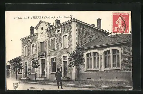 AK Les Chères, La Mairie
