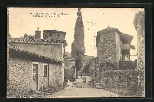 AK St.-Romain-au-Mont-d`Or, Entrée du Pays