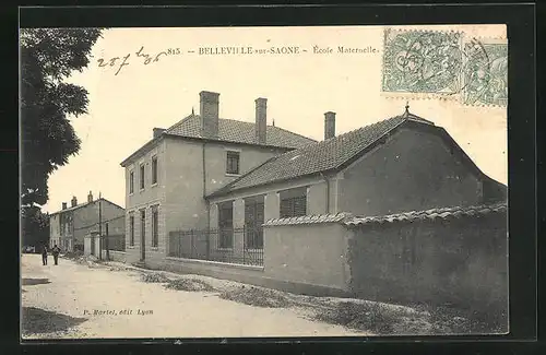 AK Belleville-sur-Saone, École Maternelle