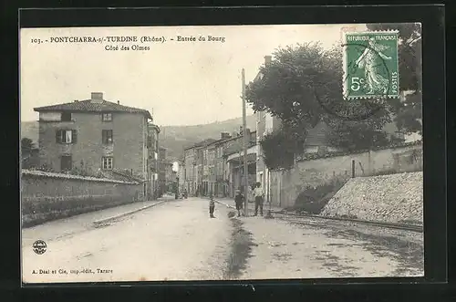 AK Pontcharra-s-Turdine, Entrée du Bourg, Côté des Olmes