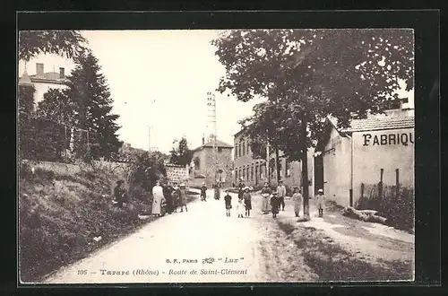 AK Tarare, La route de Saint Clément