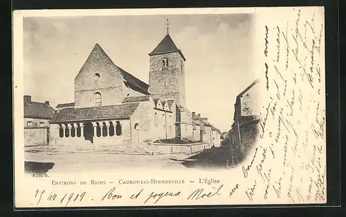 AK Cauroy-les-Hermonville, L`Église