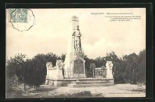 AK Passavant, Monument commémoratif