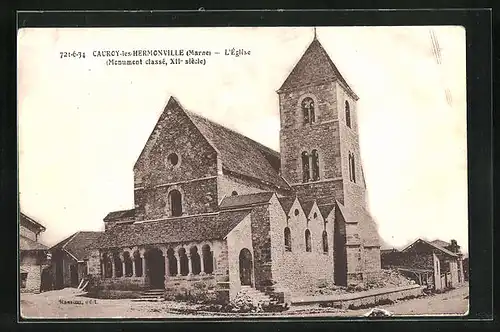 AK Cauroy-les-Hermonville, L`Église