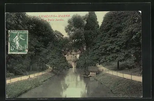 AK Châlons-sur-Marne, Le Petit Jardin