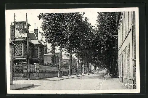 AK Fère-Champenoise, Avenue de la Gare