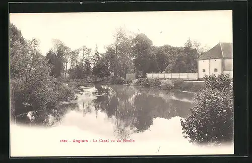 AK Anglure, Le Canal vu du Moulin