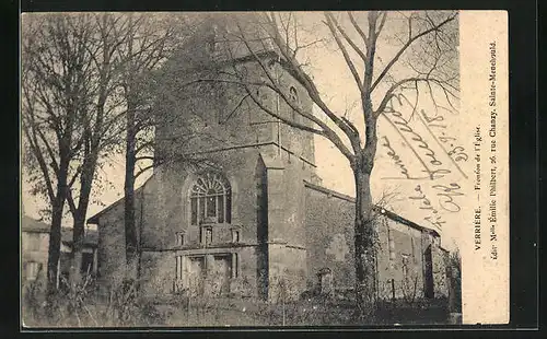 AK Verriere, Fronton de l`Eglise