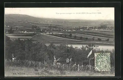 AK Bergères-les-Vertus, Vue panoramique