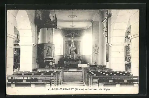 AK Villers-Marmery, Intérieur de l`Eglise