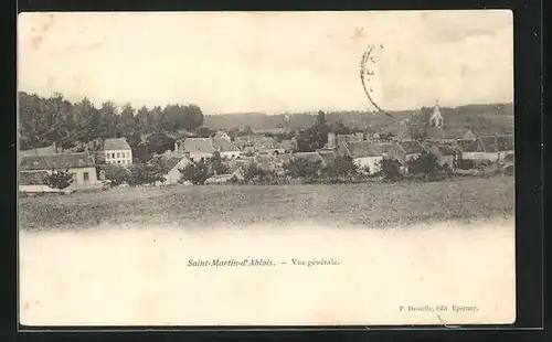 AK Saint-Martin-d`Ablois, Vue générale