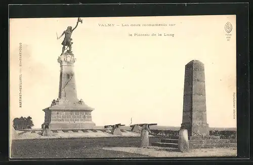 AK Valmy, Les deux monuments sur le Plateau de la Lunge