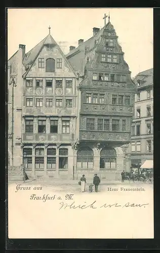 AK Alt-Frankfurt, Haus Frauenstein von vorne