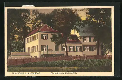 AK Frankfurt-Oberrad, Historische Gerbermühle