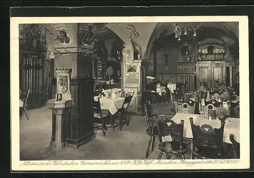 AK München, Gasthaus Edmund Neuner & Co. in der Herzogspitalstrasse 20