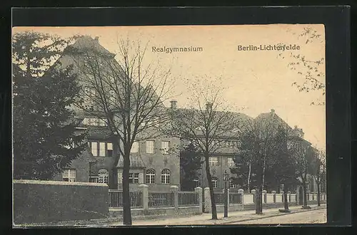 AK Berlin-Lichterfelde, Vor dem Realgymnasium