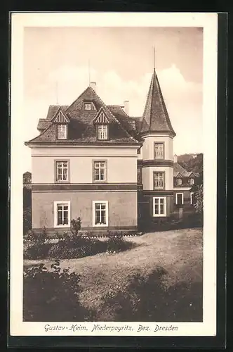 AK Dresden-Niederpoyritz, Gustav-Heim