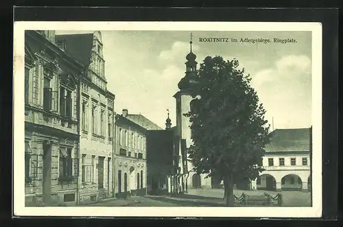 AK Rokitnitz / Rokytnice v Orlickych Horach, Ringplatz