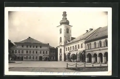 AK Rokitnitz / Rokytnice v Orlickych Horach, Ringplatz