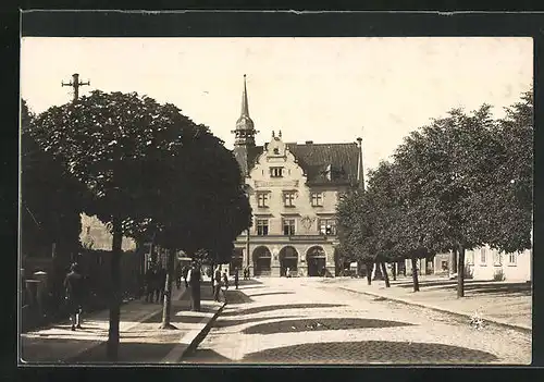 AK Chlumec nad Cidlinou, Strassenansicht