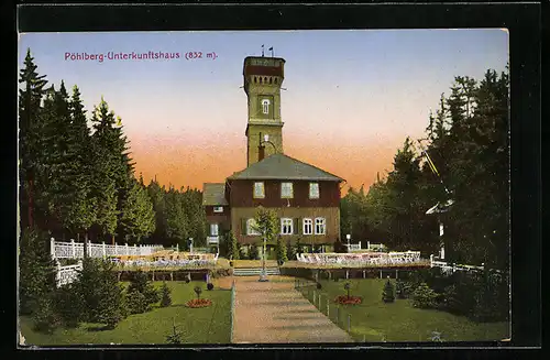 AK Pöhlberg, Unterkunftshaus